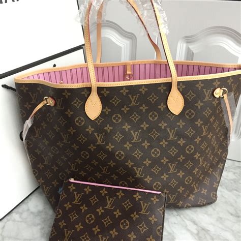 louis vuitton neverfull pink|Louis Vuitton Neverfull monogram tote.